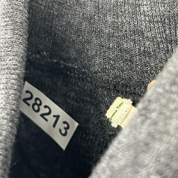 WE THE FREE PEOPLE Sweater XS Turtleneck Slit Back Long Sleeve Cotton Rayon Gray - Picture 15 of 15